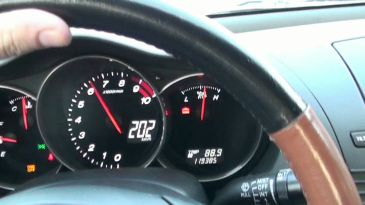 RX-8 Acceleration 231HP 220km/h Wroclaw ring 1st Nov. 2011