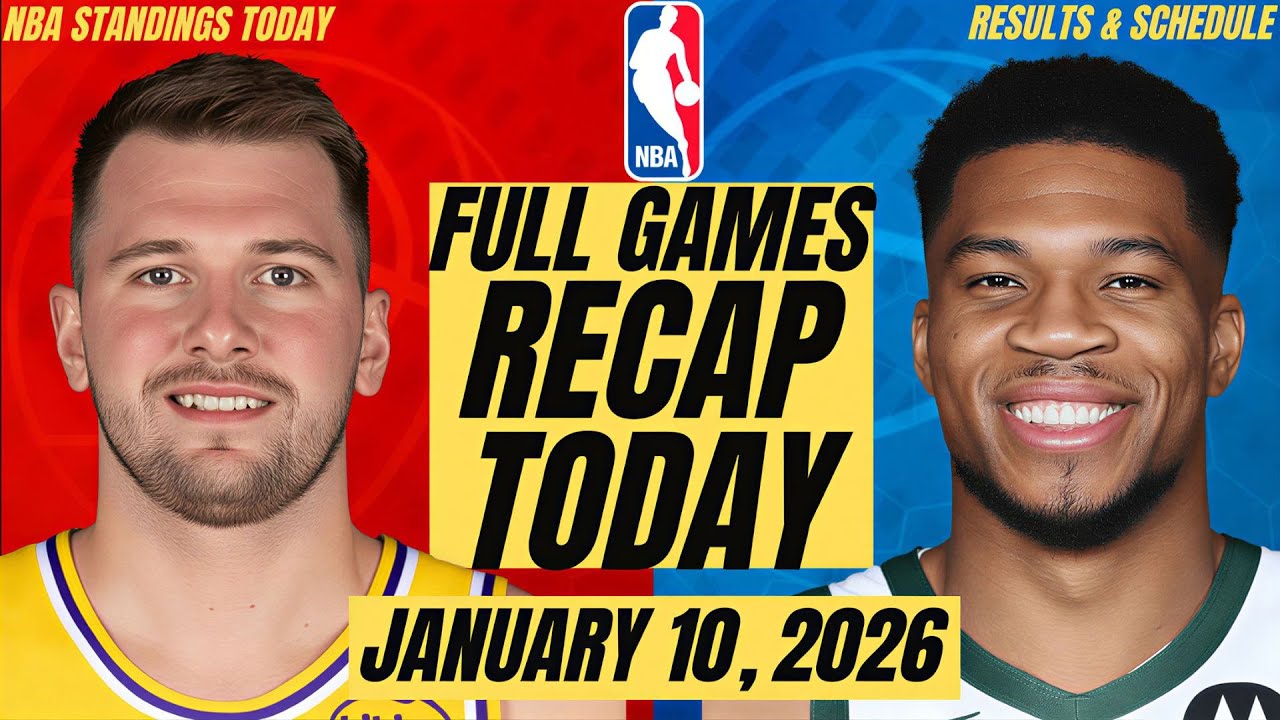 NBA STANDINGS TODAY JANUARY 10, 2026 | NBA LIVE GAMES SCHEDULE | NBA RESULTS TODAY