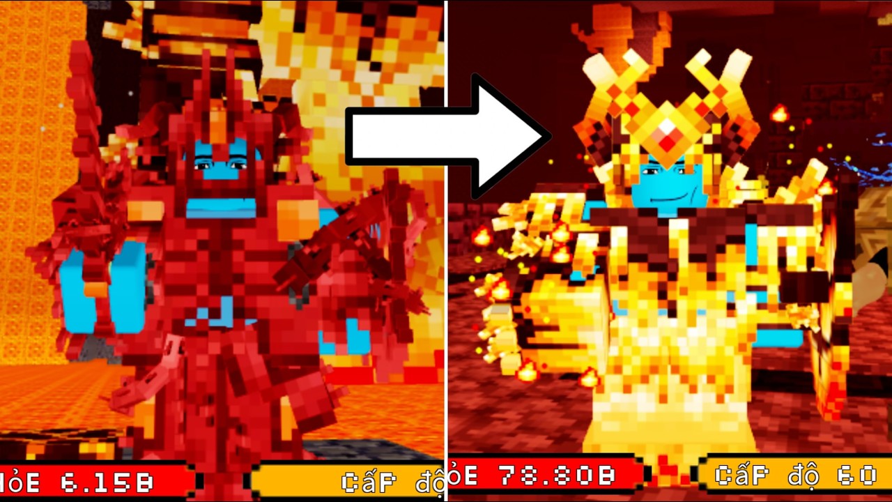 Tôi Đã Chế Tạo Tất Cả Đồ Dung Nham Mạnh Nhất BLOX LOOT V9!