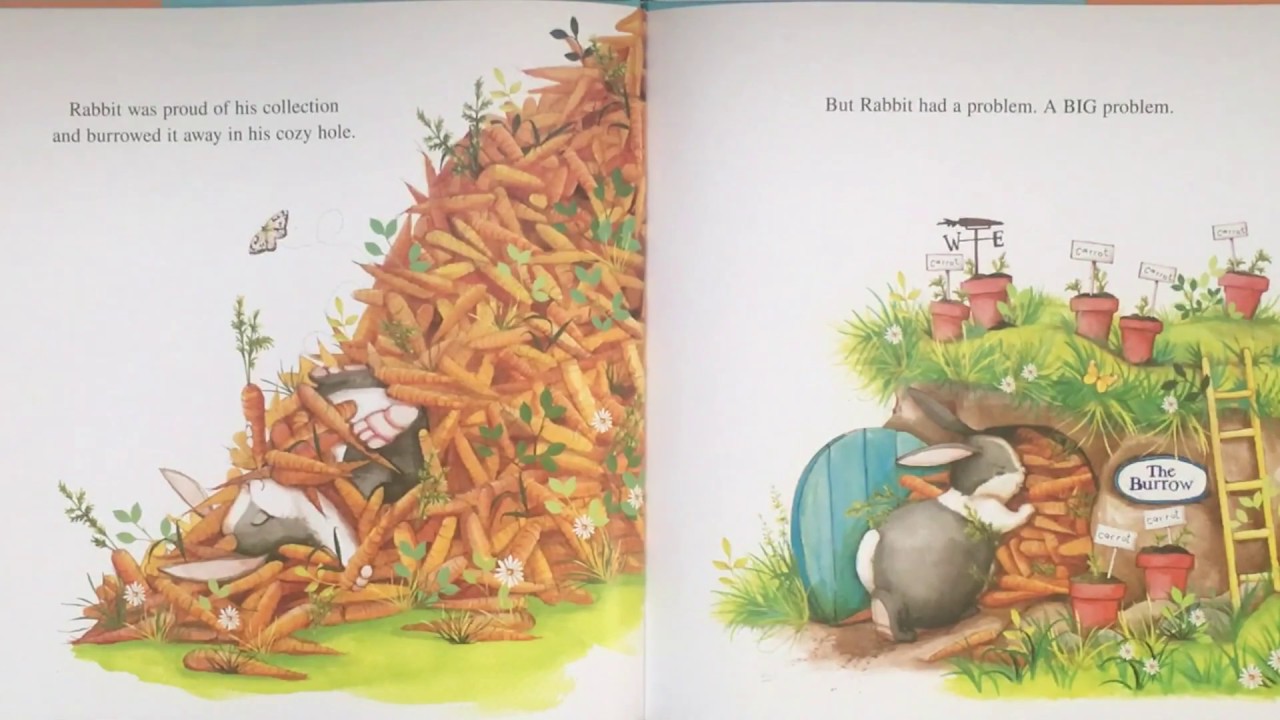 Too Many Carrots children's book read aloud by Books With Blue