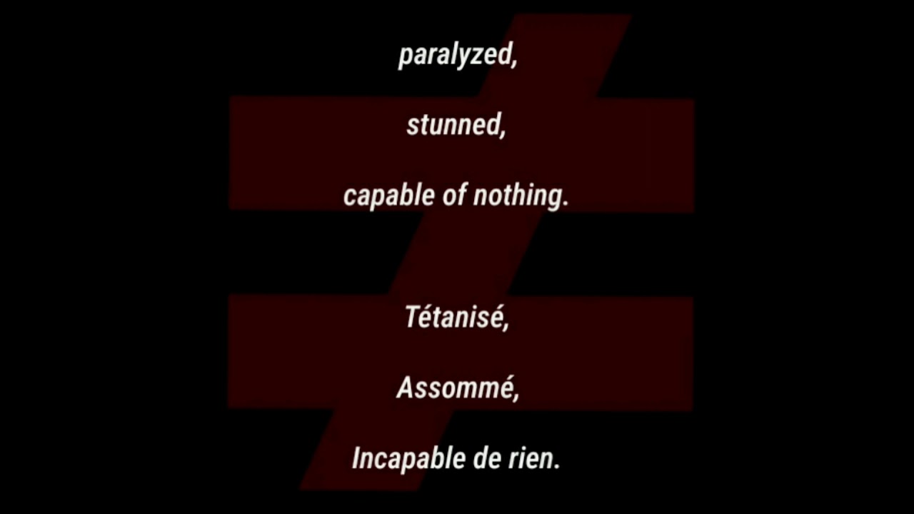 FAUVE ≠ INFIRMIÈRE (english translation)