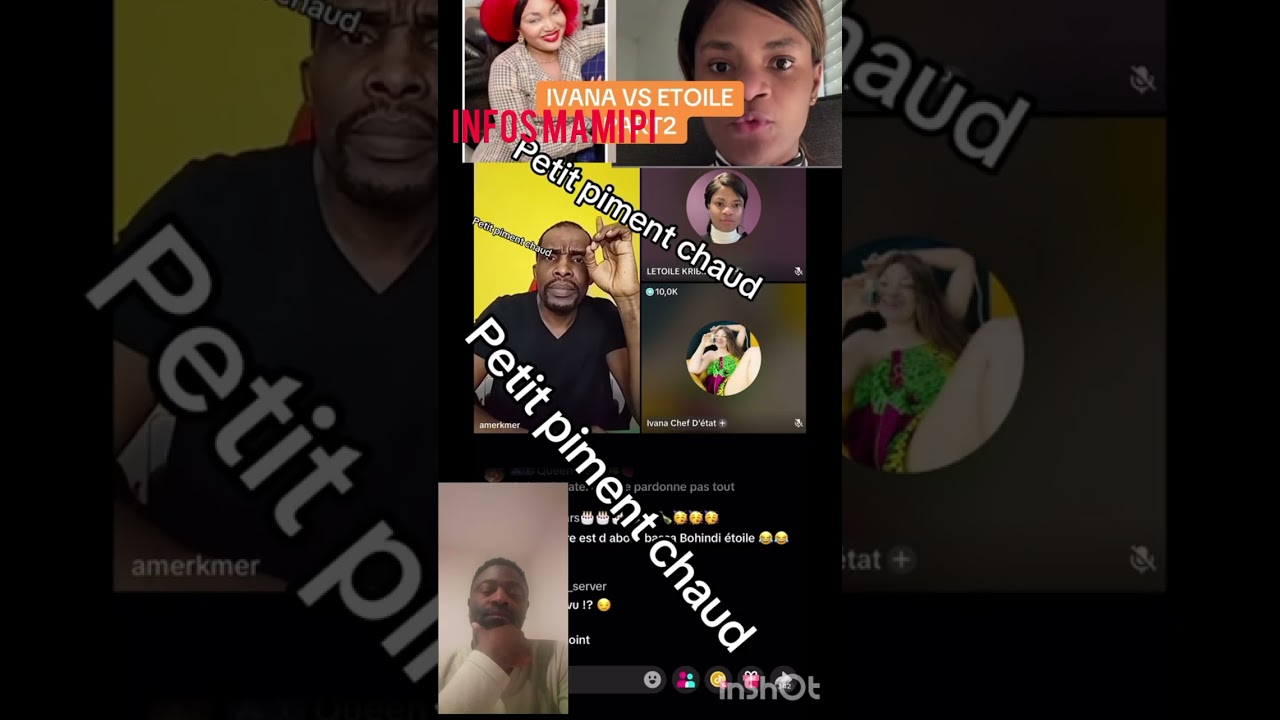 C'est gâté entre Étoile Kribienne et Ivana chef d'état.