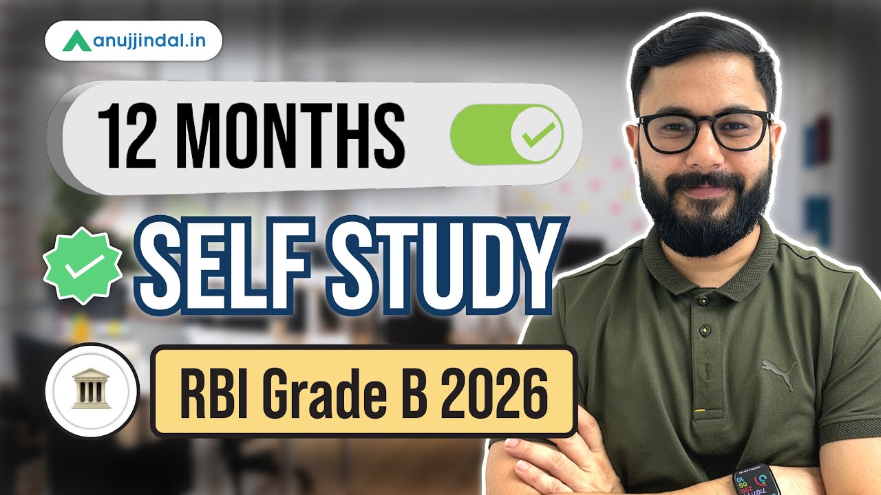 RBI Grade B 2026 | Стратегия подготовки за 365 дней | План самостоятельной подготовки | Источники...