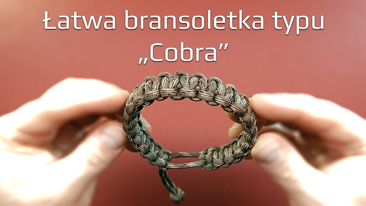 [#005] Paracord: Łatwa do zrobienia bransoletka (