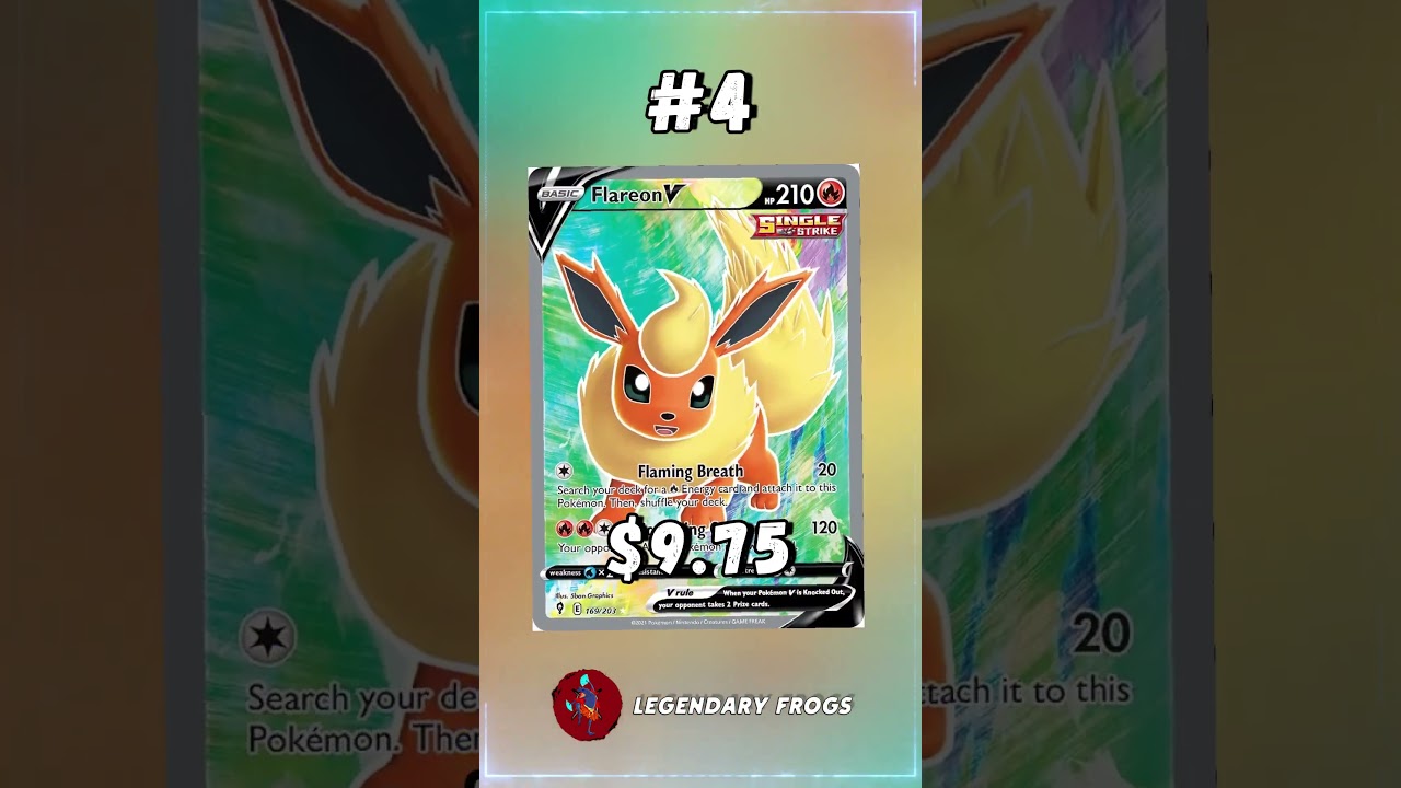 Top 5 Flareon Full Art Pokemon Cards