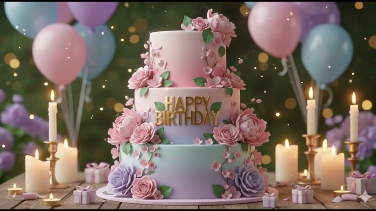 Happy Birthday 🎂 | Beautiful Gift Surprise & Floating Balloons 🎈#happybirthday #birthdaysong 