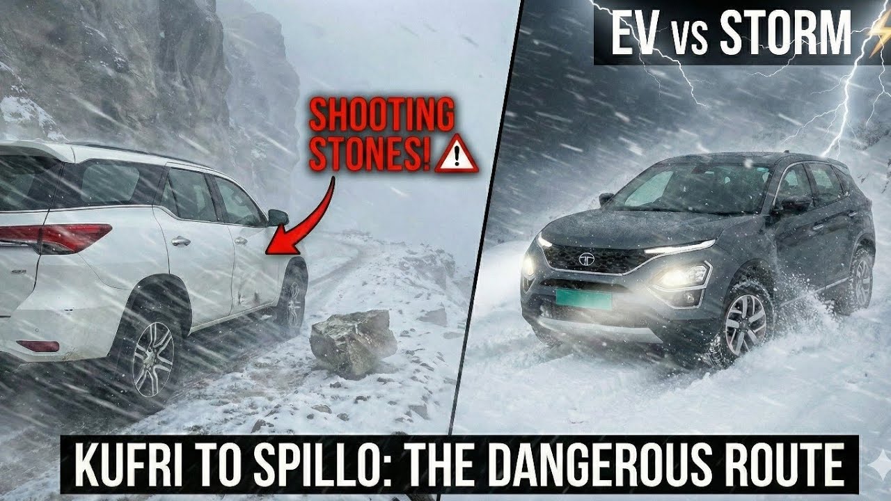 EP 2 Surviving the Storm: Kufri to Spillo (Car Damaged + EV Challenge!) 