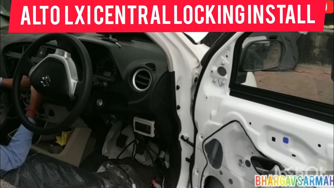 Alto Lxi Central Locking System Install 2021 / Maruti Suzuki Alto Lxi BS 6 Central Locking Install🔥