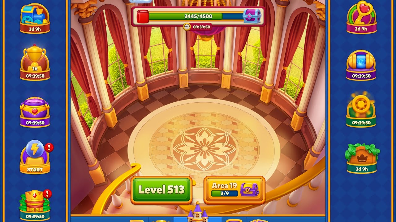 Royal Match Tutorial | Levels 513-527 First Try | Train Journey day 7 Wild and Crazy part 1