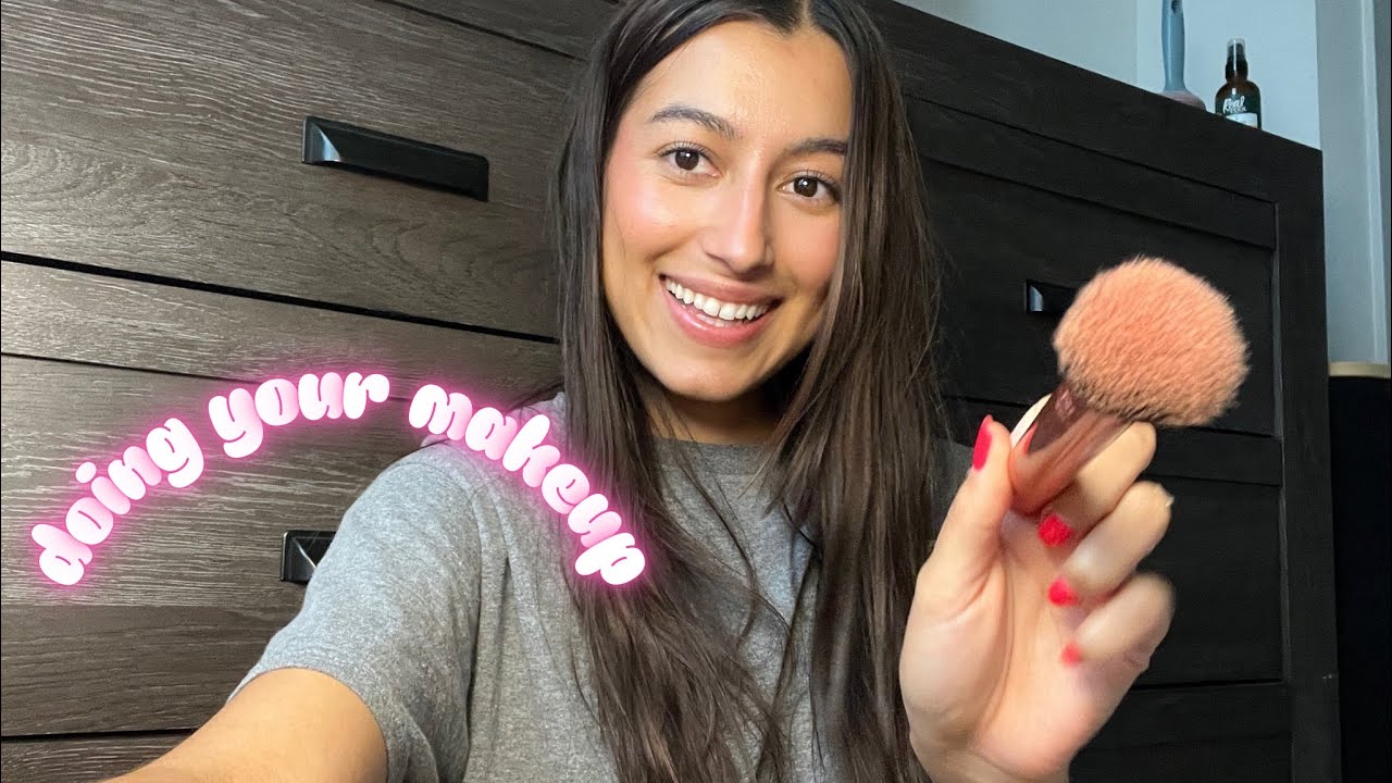 ASMR getting you ready for a first date 🥹🙈👩🏽‍❤️‍👨🏾