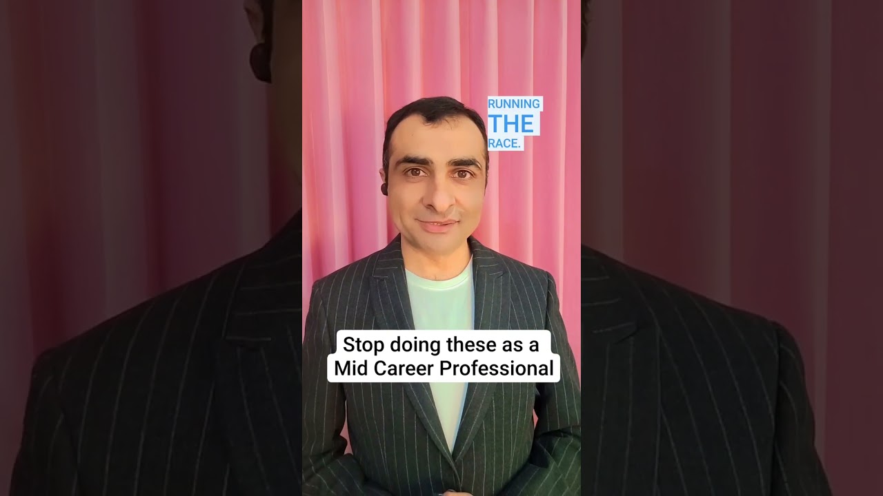 Stop doing this if your are a Mid-Career Professional