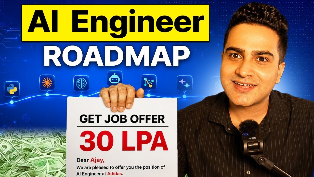 Ultimate AI Engineer Roadmap 2026: Become the top 1% | AI & ML Engineering Roadmap 2026