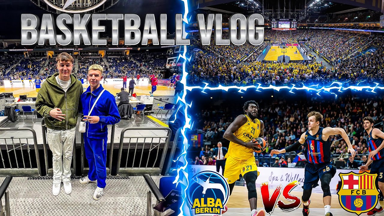 Barcelona vs Berlin EUROLEAGUE VLOG! 😱🏀 10/10 Erlebnis + Spannung bis zur letzten Sekunde👀