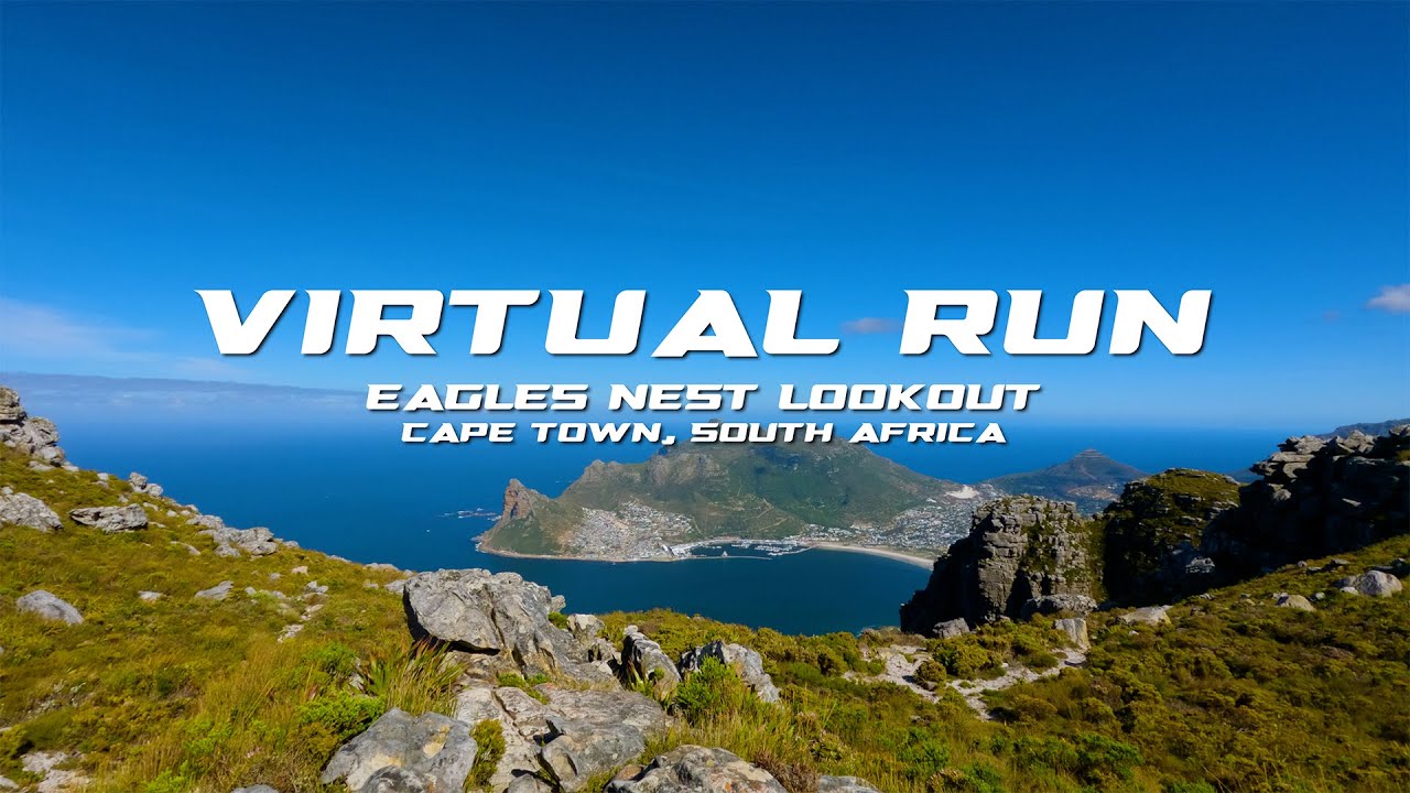 Virtual Run: Eagles Nest Lookout To Silvermine Dam, Cape Town | Treadmill Running Scenery
