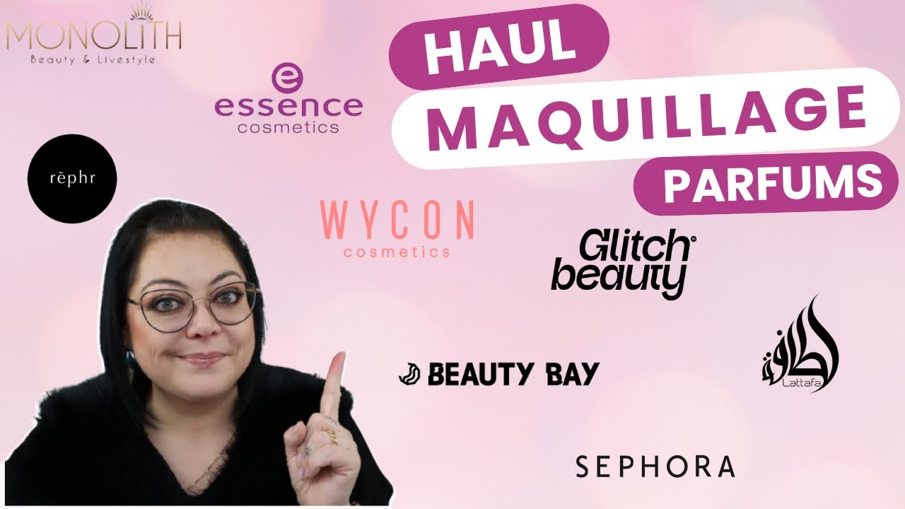 HAUL : Sephora Gold, Notino, Glitch, Rephr, Monolith...
