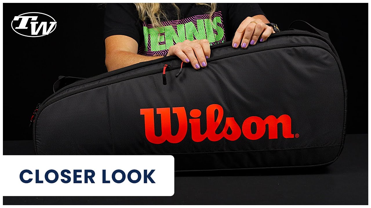 Take a closer look at the Wilson Tour 12 Pack Tennis Bag