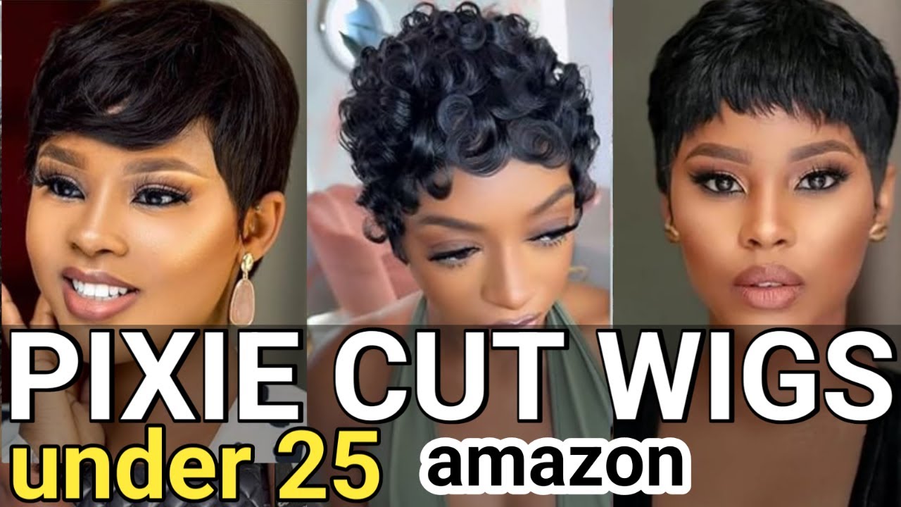 AMAZON BEST SELLING PIXIE CUT HUMAN HAIR WIG UNDER 25 | WIG COMPILATION 2025