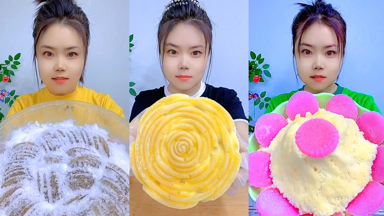 Homemade Traditional Chinese Ice Eating Show #49