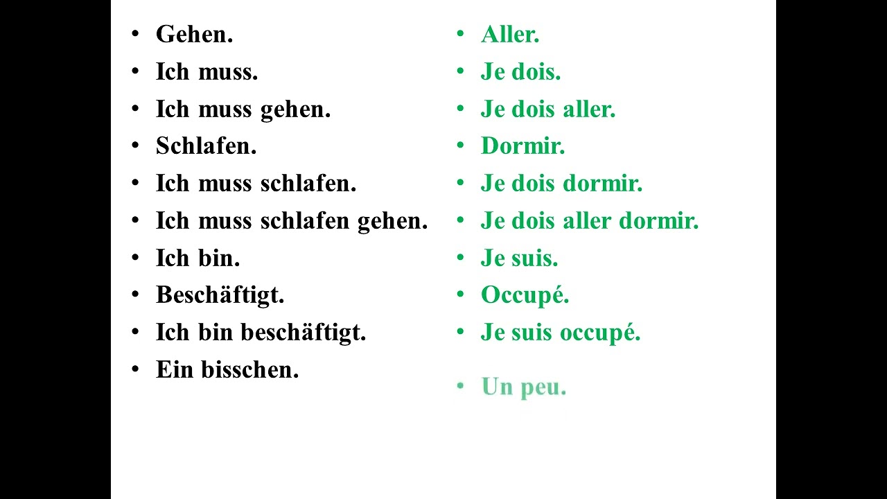 cours 3 de conversation allemand pour les d&eacute;butants