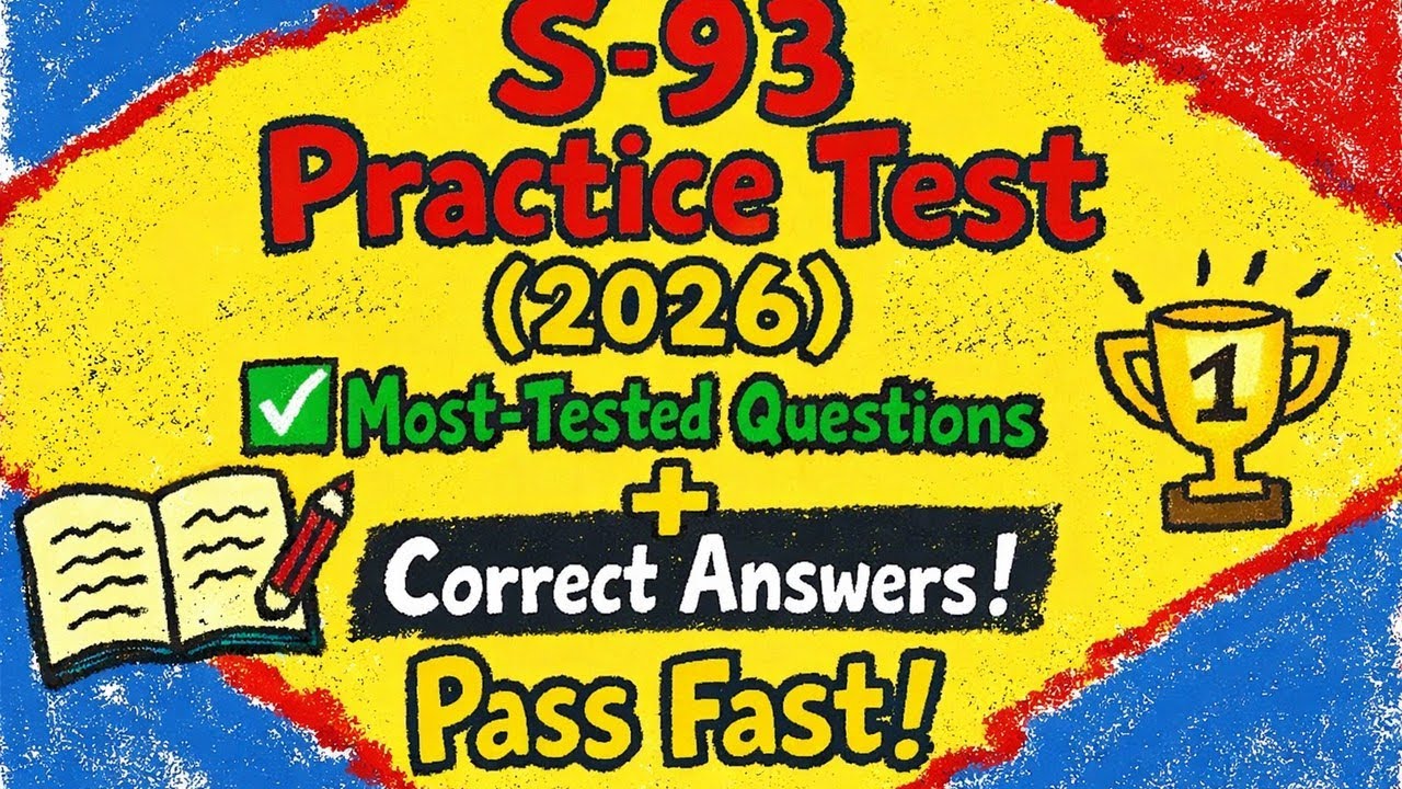S-93 PRACTICE TEST QUESTIONS AND ANSWERS