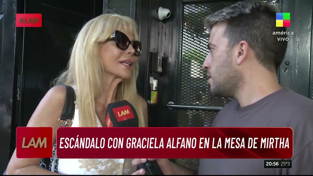 😱 ESCÁNDALO con Graciela Alfano en la mesa de Mirtha Legrand
