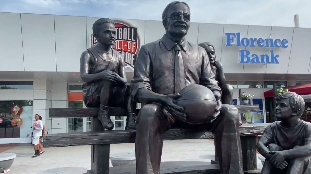 How a Canadian Invented The Game of BASKETBALL In Springfield Massachusetts, United States. 4k Tour