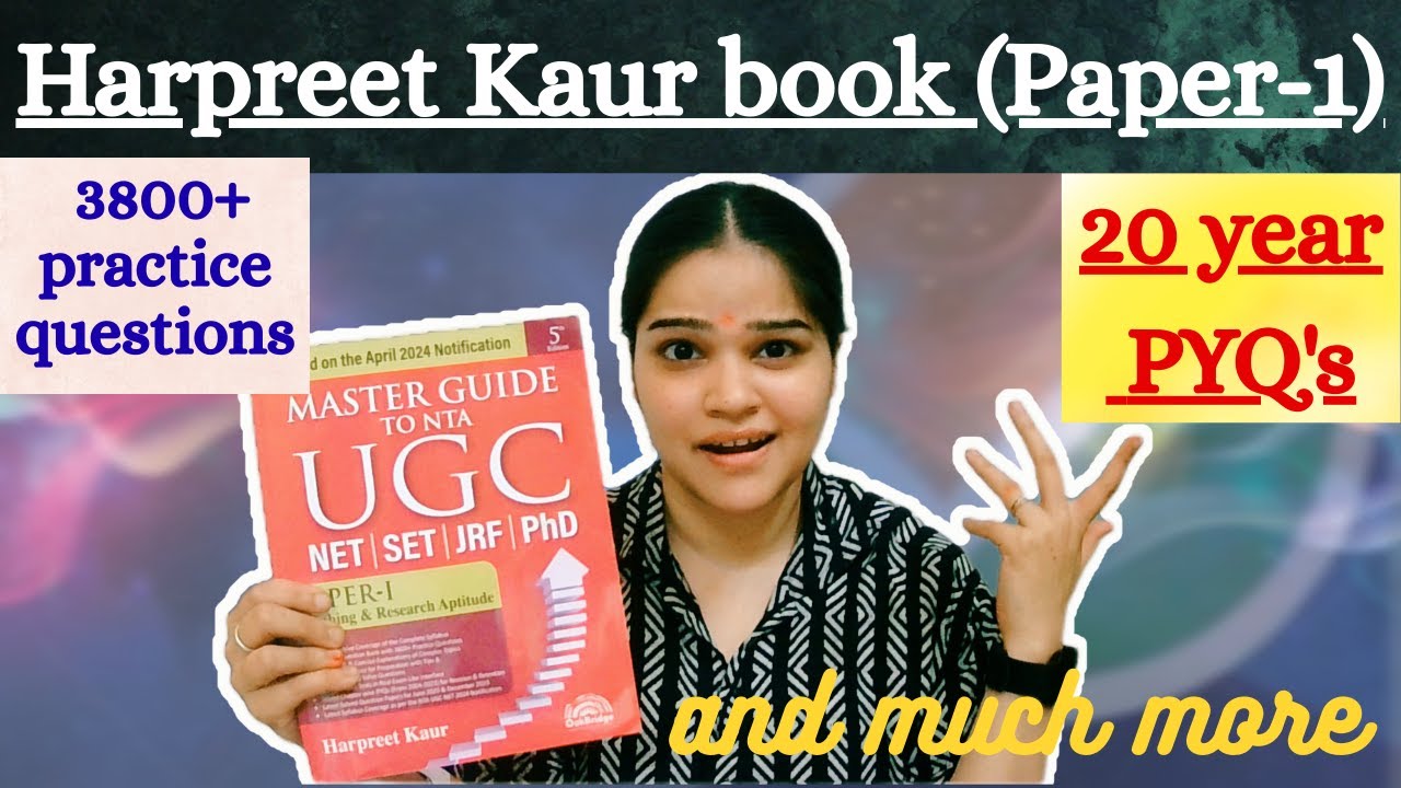 Best book for Paper-1?? UGC NET JRF exam June 2025