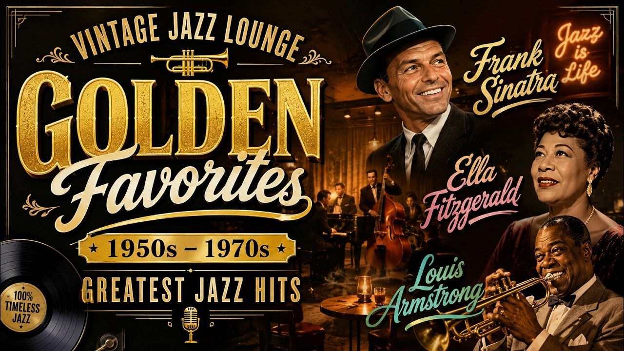 Vintage Jazz Lounge 🎷 Golden Favorites 🎷 1950s&ndash;1970s Greatest Jazz Hits