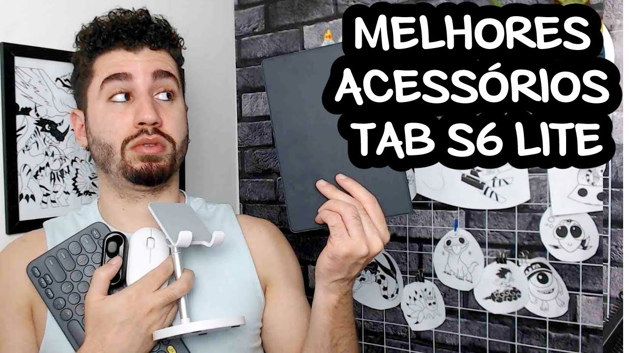 ACESSÓRIOS para o TAB S6 Lite Samsung | Transformei meu TAB S6 Lite num DESKTOP | LOGITECH