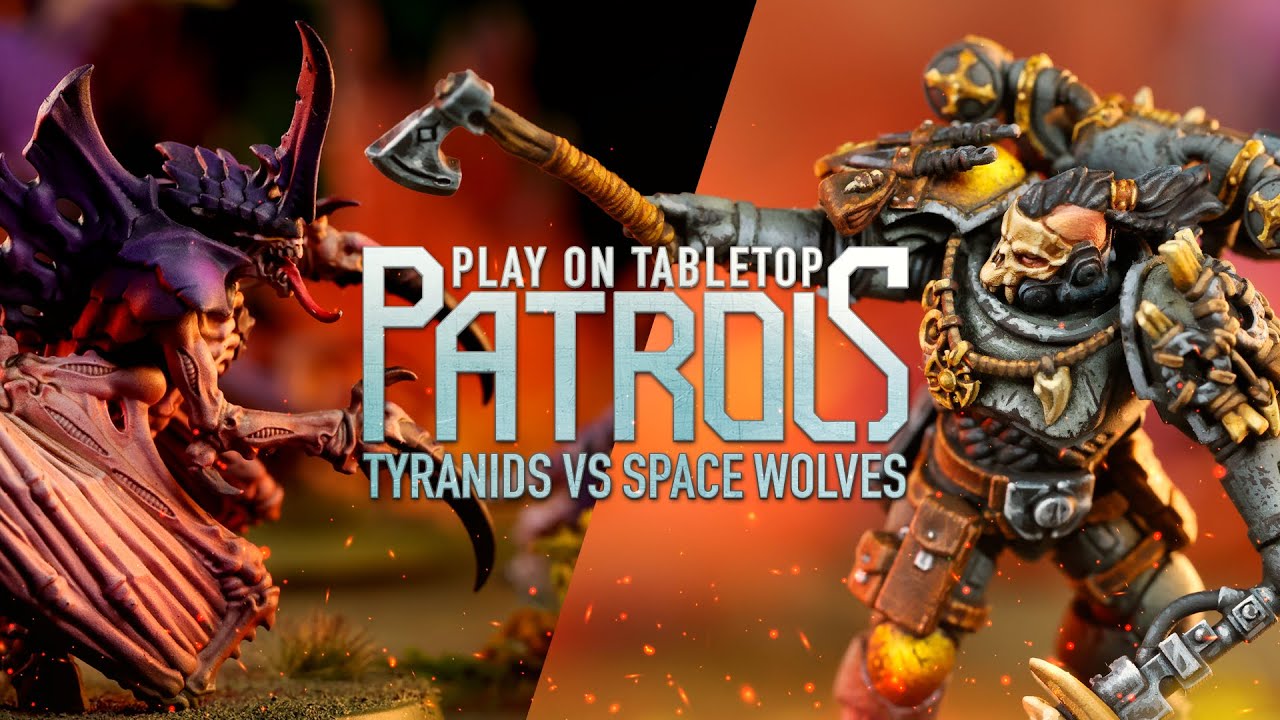 Space Wolves vs Tyranids 40k Combat Patrol sized Battle Report