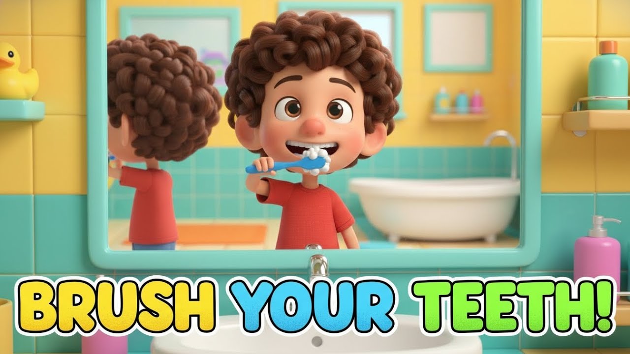 Brush Karo Apne Daant – Kids Toothbrush Rhyme | Hindi - Urdu