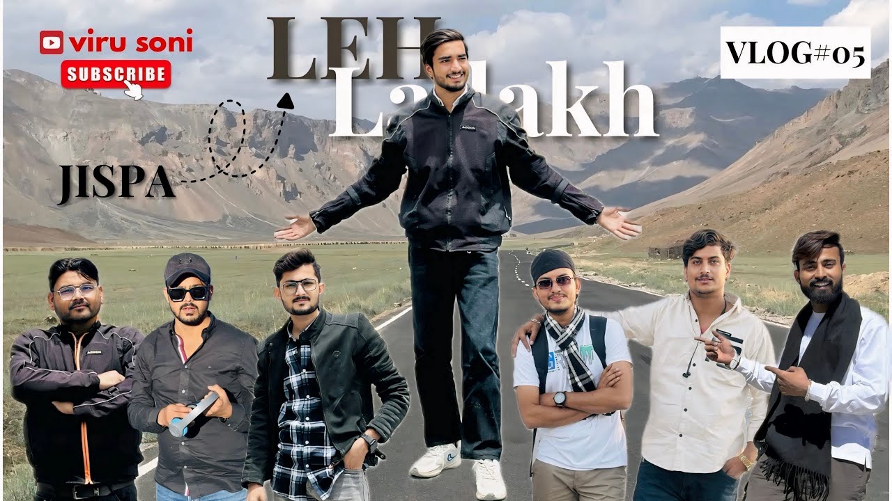 Safar ya jung? 😱 Jispa to Leh ki asli kahani❄️🚴‍♂️ / part 5 / viru soni / leh ladakh bike trip 