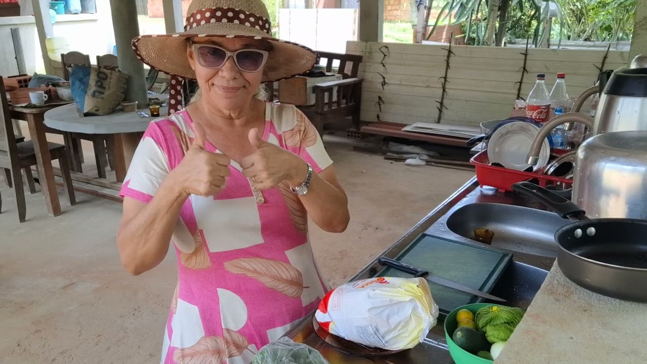 Fazendo o almoço no Sitio 
