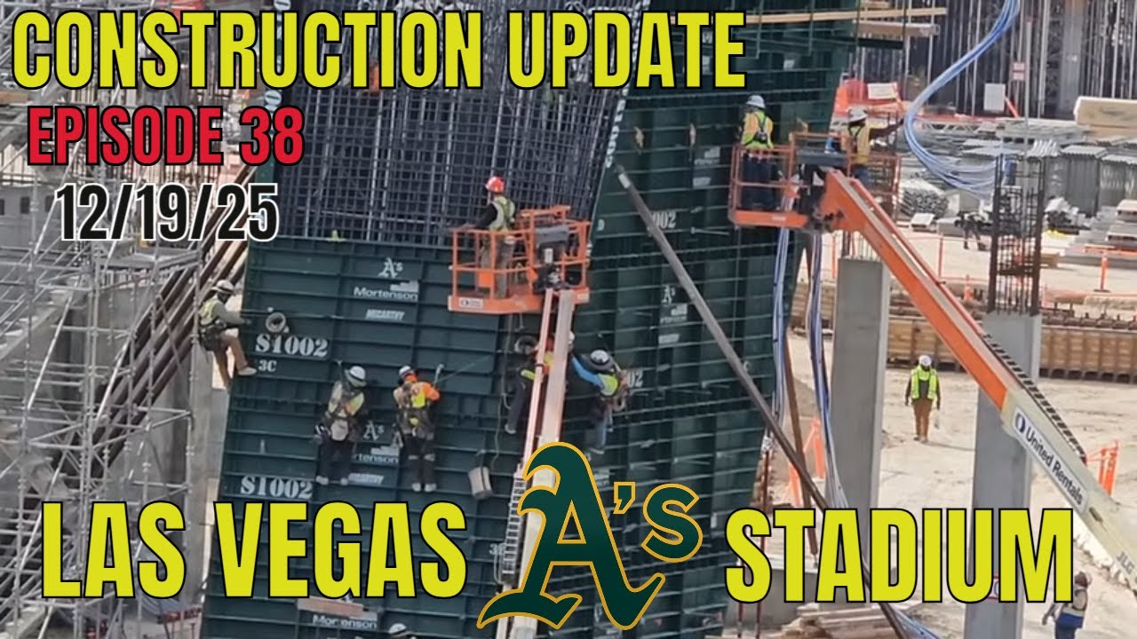 Las Vegas Athletics Stadium Construction Update 12 19 2025