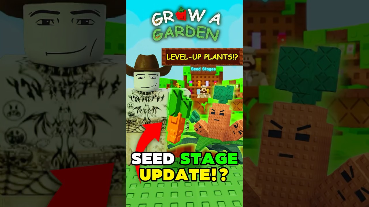 😱*HURRY* NEW O.P SEED STAGES UPDATE!? (LEVEL-UP PLANTS) | Grow A Garden Mutated PLANT #growagarden