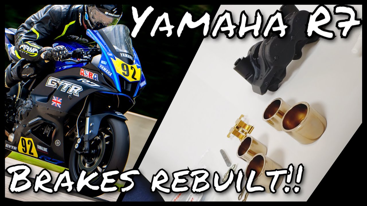 Yamaha R7 — Ремонт тормозного суппорта