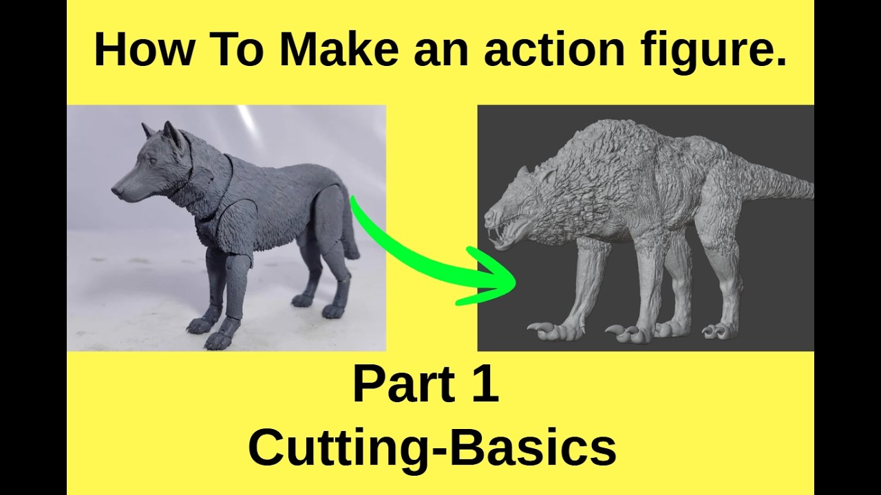 How To Make an Action Figure,Part 1:Cutting-Basics