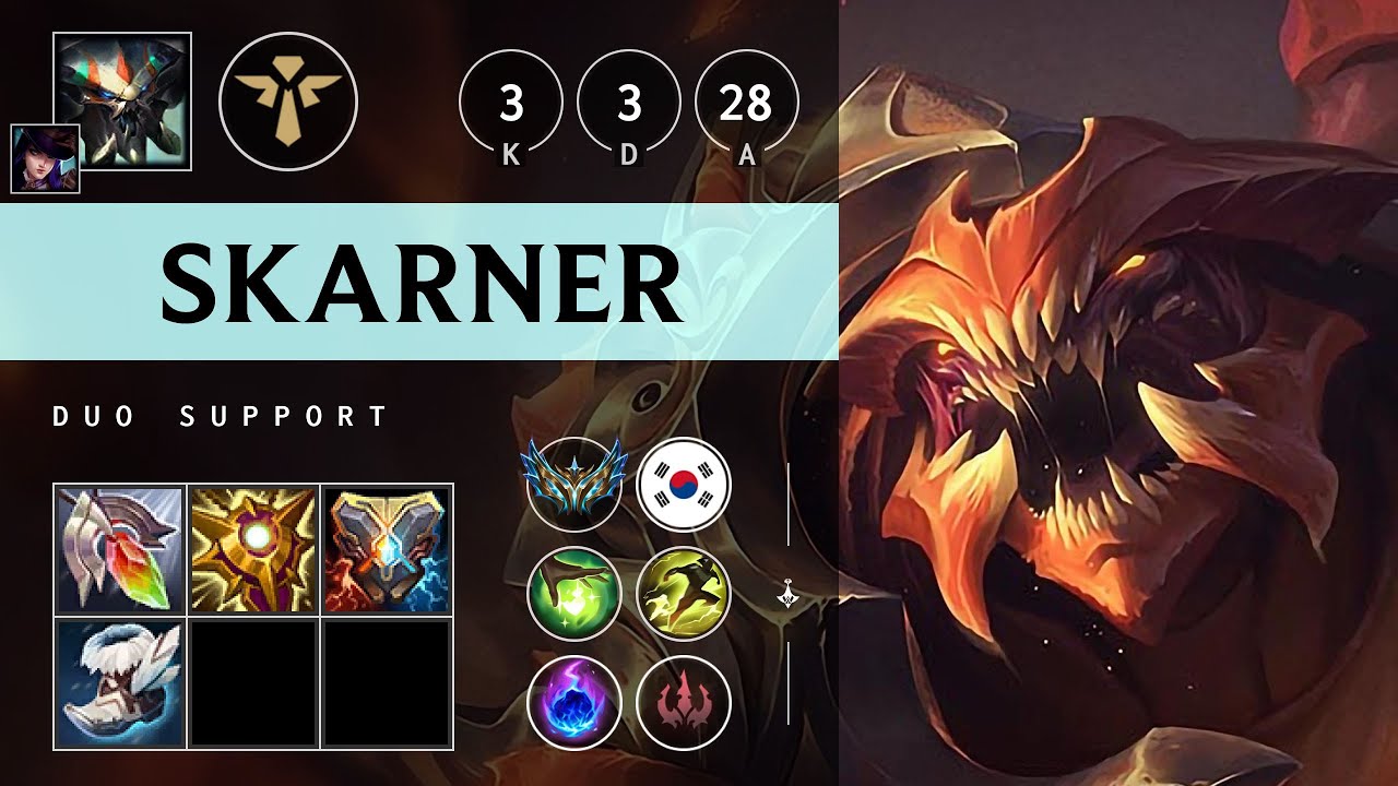Skarner Support vs Karma - KR Challenger Patch 25.20