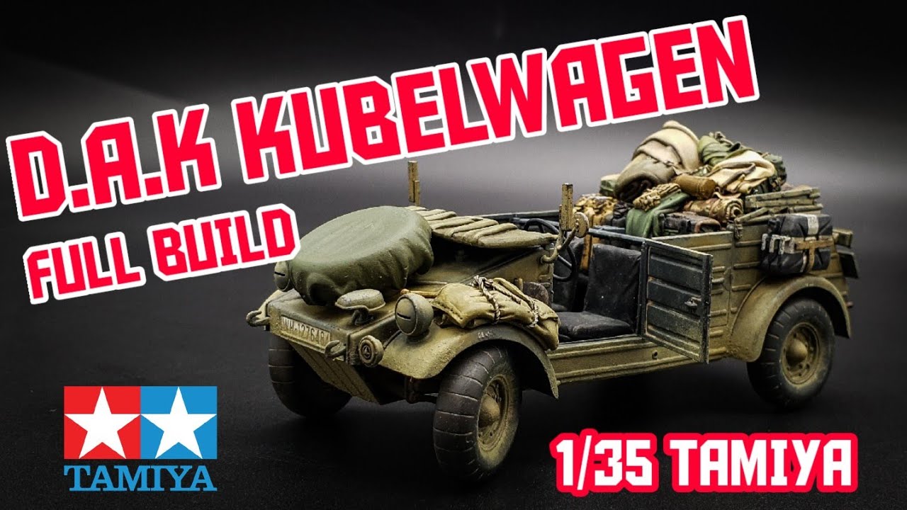 1/35 Kubelwagen D.A.K Полная сборка