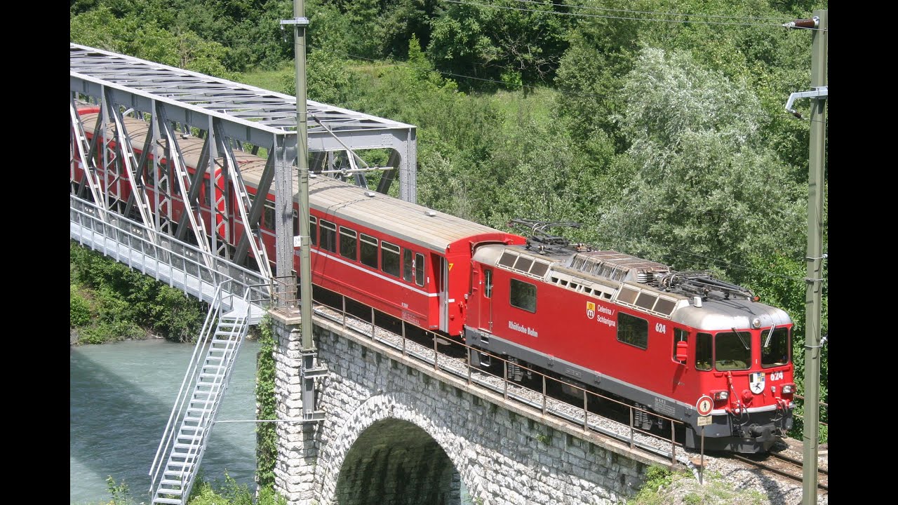 RhB, Rätische Bahn, Locomotives série Ge 4/4 II N° 611 à 633.