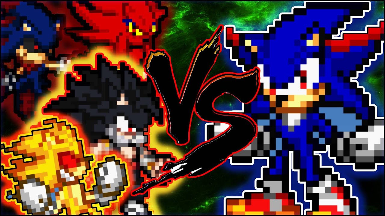 Shadic DBS vs all Sonic Villains In Mugen