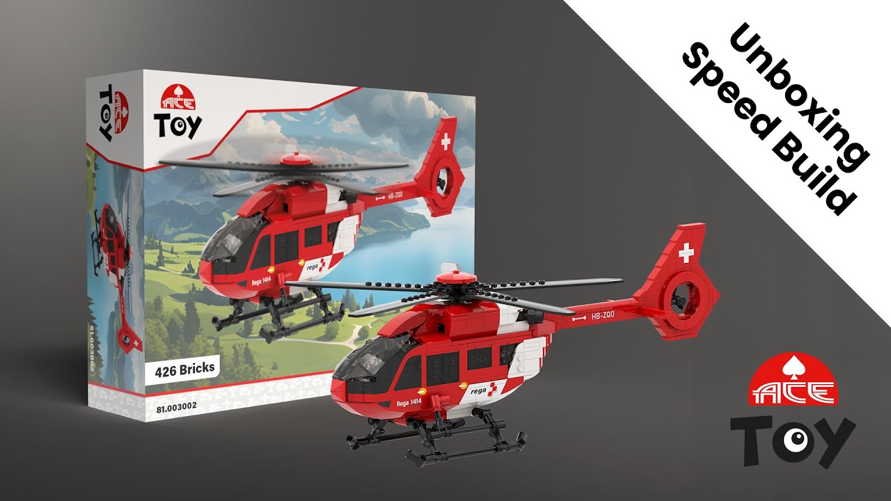 ACE Toy Airbus H145 D3 Rega Unboxing and Speed Build