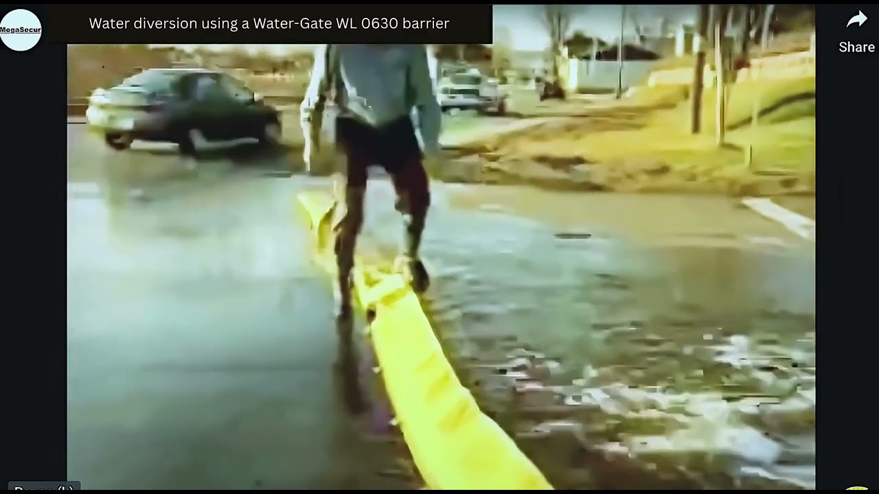 Water Diversion Without Machinery &ndash; Flexible Water-Gate Barrier in Action