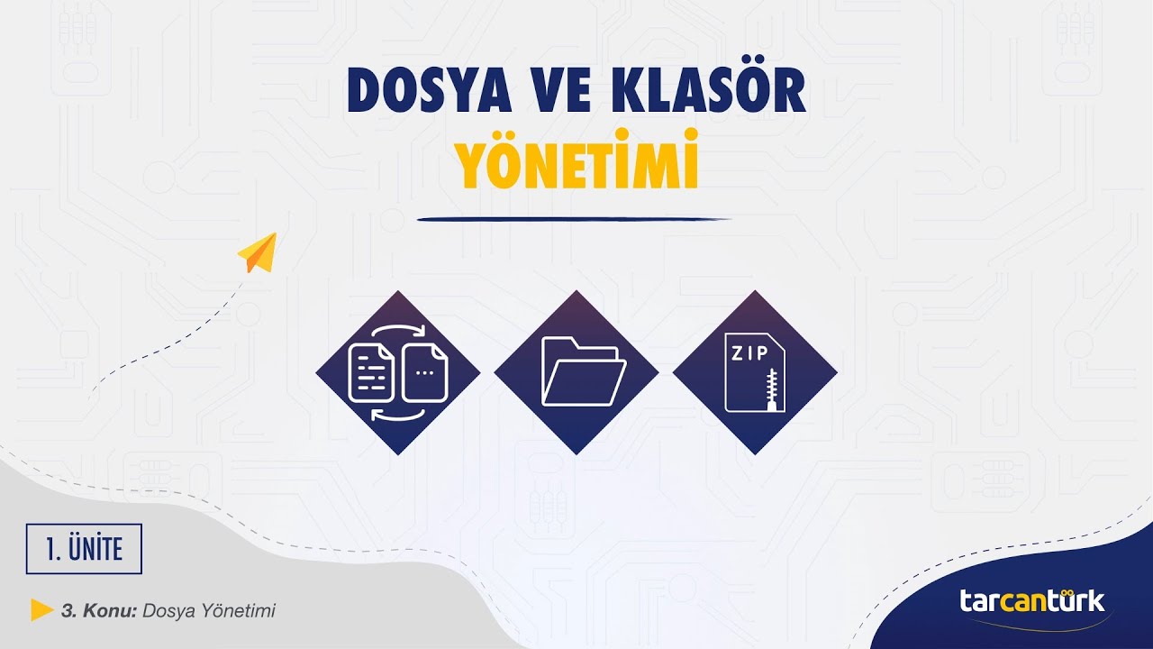 6.1.5 - Dosya ve Klasör Yönetimi - Bulut Depolama | 6. Sınıf Bilişim Teknolojileri ve Yazılım