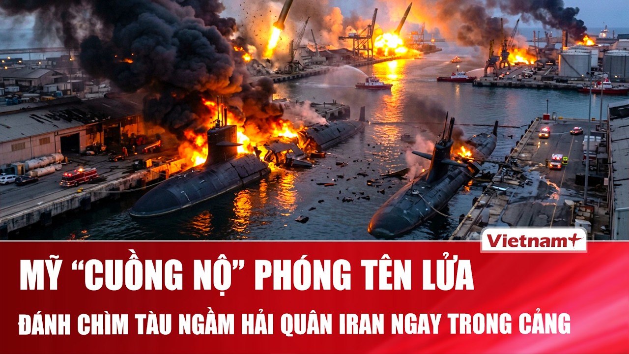Mỹ “cuồng nộ” phóng tên lửa đạn đạo ATACMS đánh chìm tàu ngầm hải quân Iran ngay trong cảng | VNP