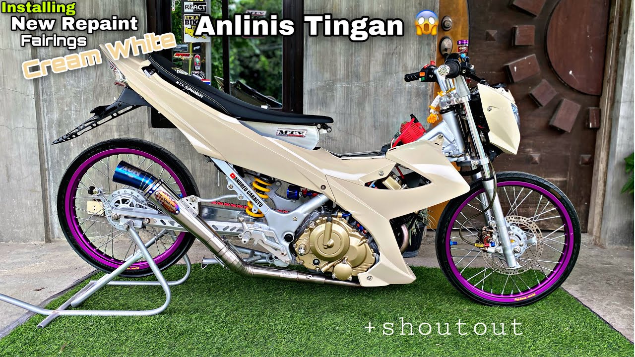 Installing New Repaint Fairings | Cream Brown | Raider 150 | Andreu Cabagyo