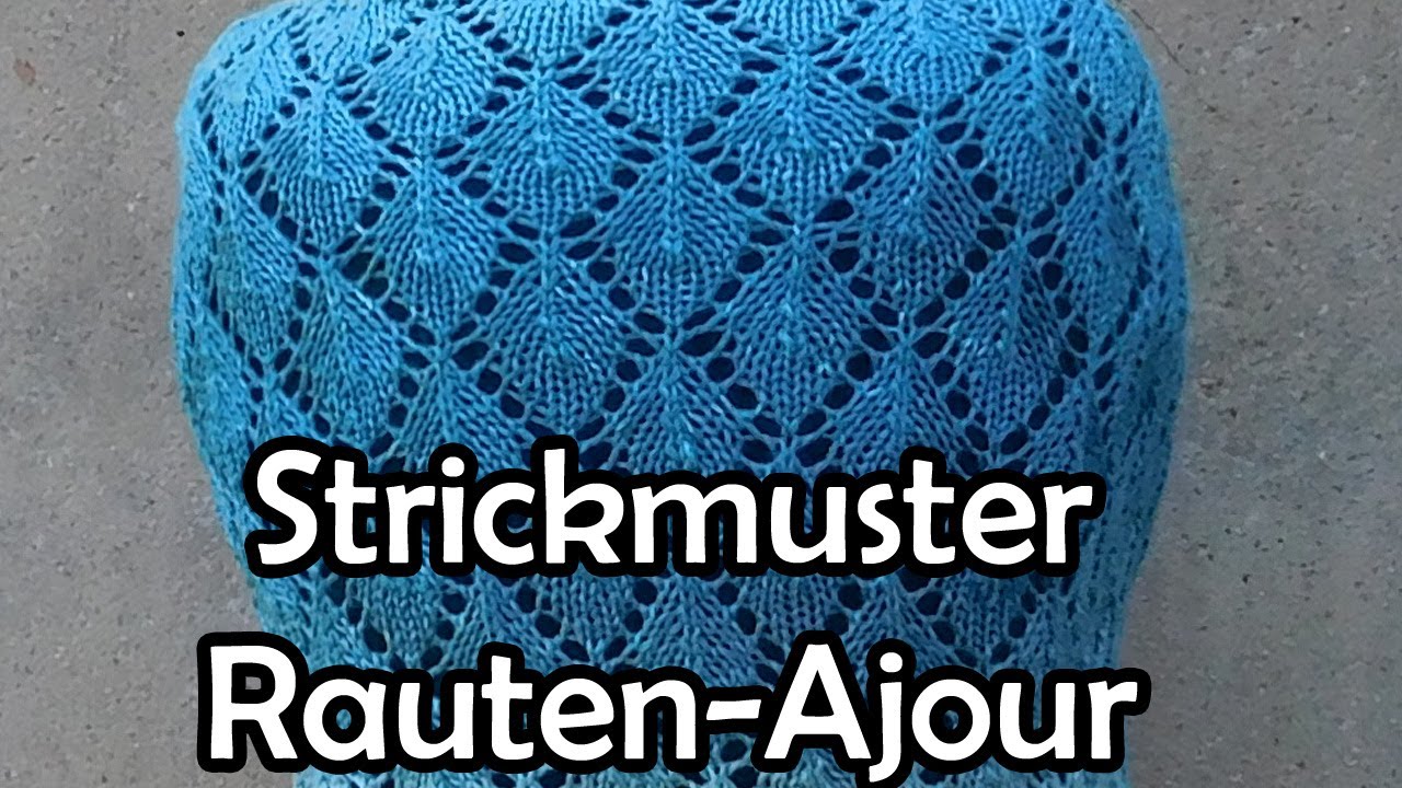 Strickmuster Rauten-Ajour