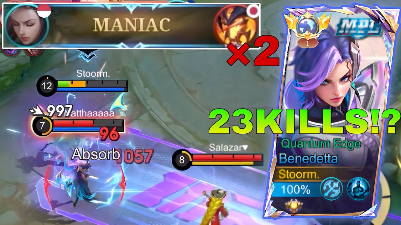 23 УБИЙСТВА ЗА 10 МИНУТ С БЕНЕДЕТТОЙ!? (МАНЬЯК&times;2☠️)