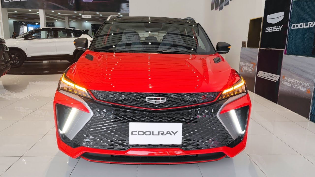 All New Geely Coolray 2024 1.5L Red Color Review Interior and Exterior