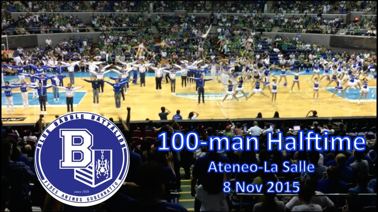 Blue Babble Battalion's 100-man Halftime (ADMU-DLSU Round 2, UAAP Season 78)